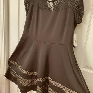 Black lace dress